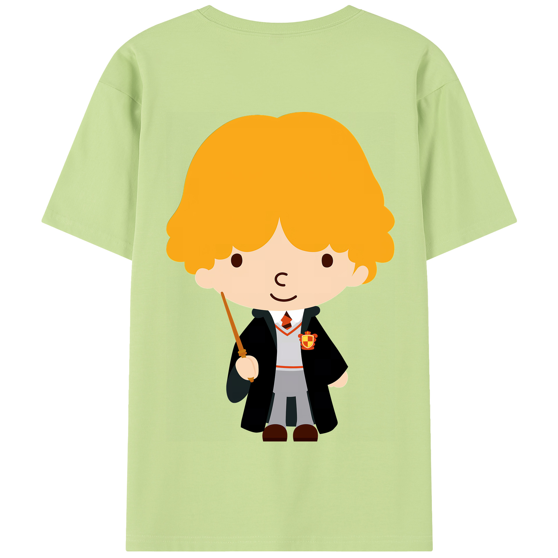 （画像用） Harry Potter ハリー・ポッターシリーズ 綿100％半袖Tシャツ（背面プリント）